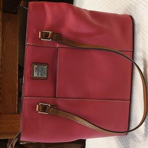 Dooney & Bourke Pink Leather Tote